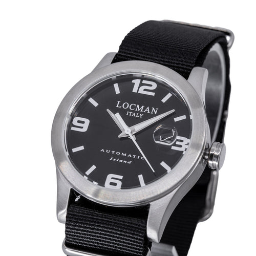 Locman 0615V01-00BKWNYK Island Electromechanical Men's Watch