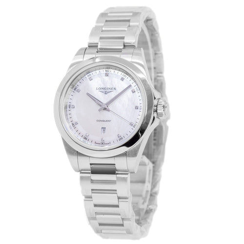 Longines L3.350.4.87.6 Conquest Quartz Woman's Watch