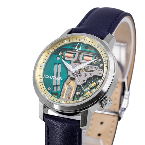 Bulova 26A213 Accutron Electronic tuning fork Spaceview 314 Men's Watch