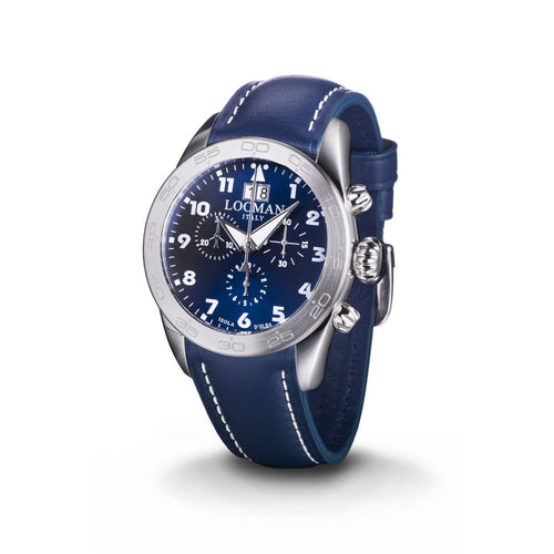Locman 0460A02-00BLWHPB Isola D'Elba Quartz Men's Watch