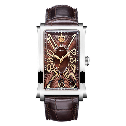 Cuervo y Sobrinos 1012.1TM Prominente Automatic Iconico Solo Tiempo Men's Watch