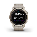 Garmin 010-02776-30 fēnix® 7S Pro – Sapphire Solar Edition Quartz Men's Watch