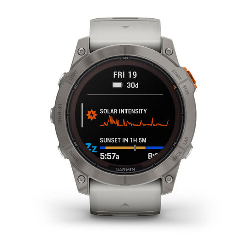 Garmin 010-02778-15 fēnix® 7X Pro – Sapphire Solar Edition Solar Men's Watch