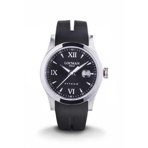 Locman 0614A01-00BKWHSK Island Quartz Men's Watch