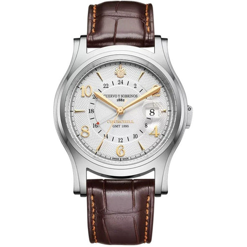 Cuervo y Sobrinos 2811.1GMTA Churchill Automatic Men's Watch