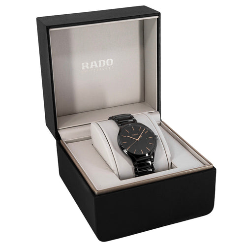 Rado Unisex R27238162 True Round Black Ceramic Quarzo