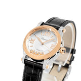 Chopard Ladies 278573-6013  Happy Sport White Dial  Watch