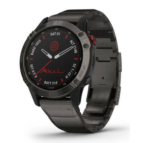 Garmin Uomo 010-02410-23 Fenix 6 Pro Solar Smartwatch