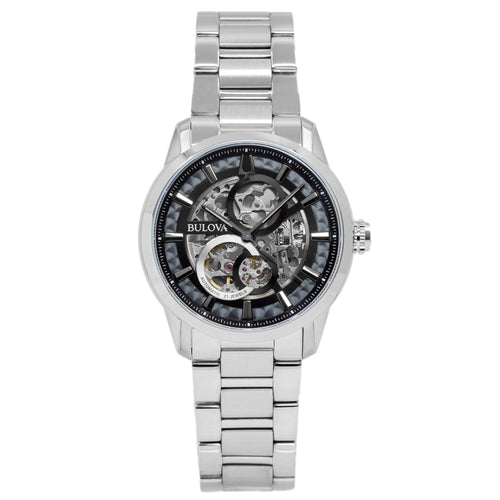 Bulova Uomo 96A208 Sutton Scheleton Meccanico