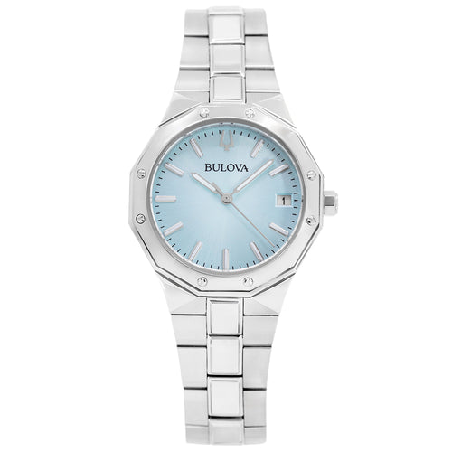 Bulova Donna 96M169 Octagon Lady 32mm Quarzo