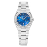 Bulova Donna 96R246 Surveyor Blue Mother of Pearl Quarzo