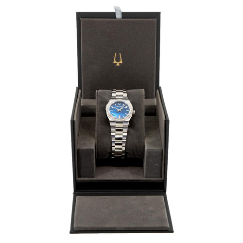 Bulova Donna 96R246 Surveyor Blue Mother of Pearl Quarzo