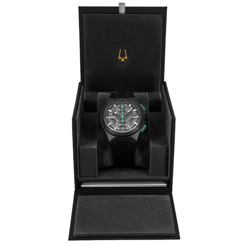 Bulova Uomo 98B381 Maquina 46mm Quarzo Cronografo