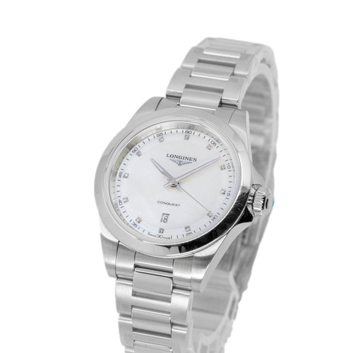 Longines L3.350.4.87.6 Conquest Quartz Woman's Watch
