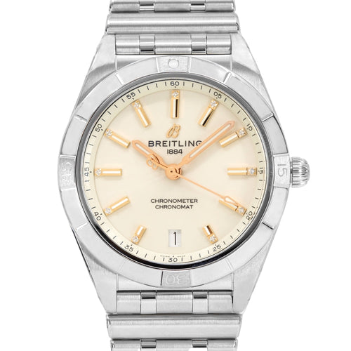 Breitling Ladies A10380101A2A1 Chronomat Diamond Set