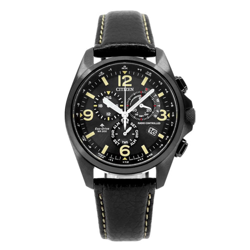 Citizen Uomo CB592515E Radiocontrollato Pilot Nero