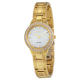Citizen Donna EX1362-54P Silhouette Crystal Gold Eco-Drive