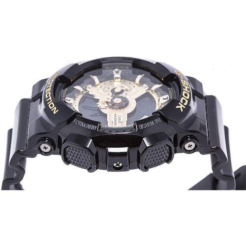 Casio GA-110GL-4AER Orologio Da Uomo – Cinturino In Plastica Rossa, Quadrante Rosso, Vetro Minerale, Stile Sportivo G-Shock