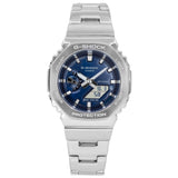 Casio Uomo GM2110D-2BER G-Shock Blue Dial Quarzo