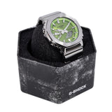 Casio Uomo GM-2110D-3AER G-Shock Green Dial Quarzo
