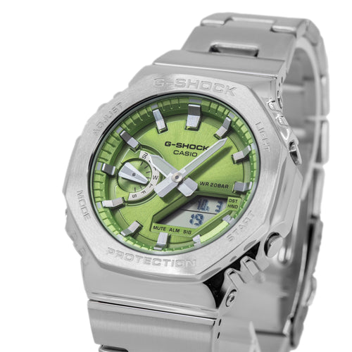 Casio Uomo GM-2110D-3AER G-Shock Green Dial Quarzo