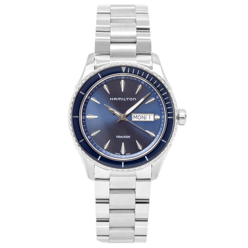 Hamilton Uomo H37551141 Jazzmaster Seaview Day Date Quarzo