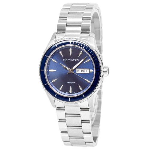 Hamilton Uomo H37551141 Jazzmaster Seaview Day Date Quarzo