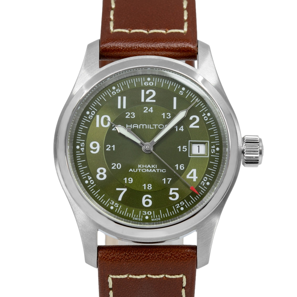 Hamilton Men's H70455560 Khaki Field 38mm Automatic – Corso Vinci