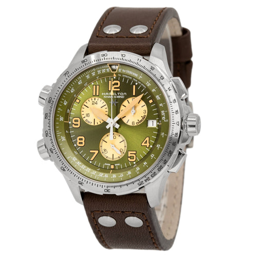 Hamilton Uomo  H77932560 Khaki Aviation X-Wind GMT