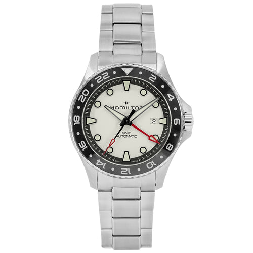 Hamilton Uomo H82555150 Khaki Navy Scuba 43mm Automatico GMT