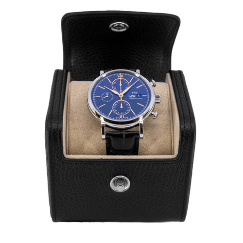 IWC Uomo IW391036 Portofino 42mm Blue Dial Auto Chronografo