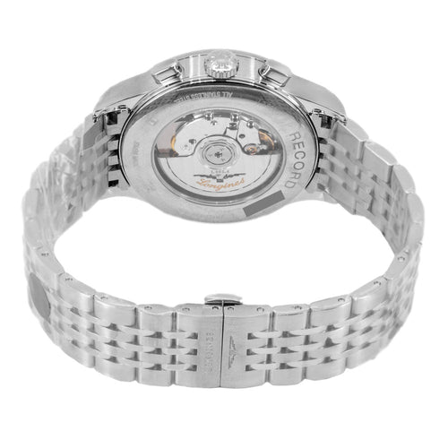 Longines Uomo L2.921.4.56.6 Record 40mm Auto Chronografo
