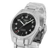 Longines L3.410.4.53.6 Spirit 37mm Quadrante Nero Cronometro