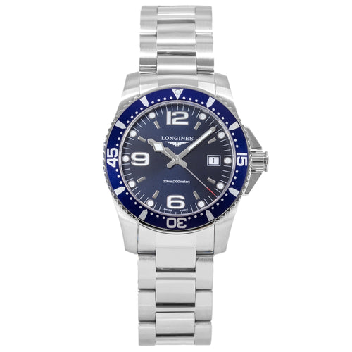 Longines Uomo L3.740.4.96.6 Hydro Conqest Blu Dial Quarzo