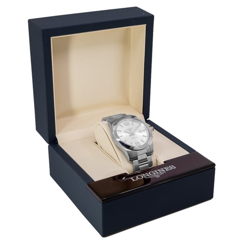 Longines Uomo L3.760.4.76.6 Conquest 43mm Quarzo