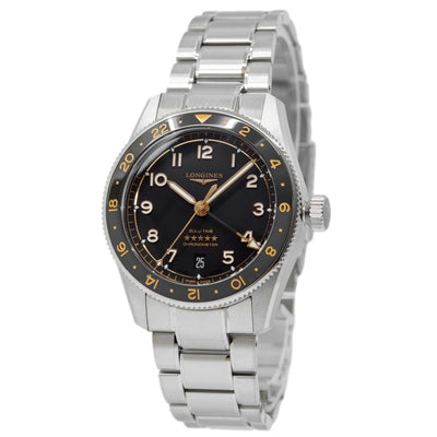 Longines Uomo L3.802.4.50.6 Spirit Zulu Time 39mm Automatico