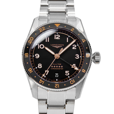 Longines Uomo L3.802.4.50.6 Spirit Zulu Time 39mm Automatico