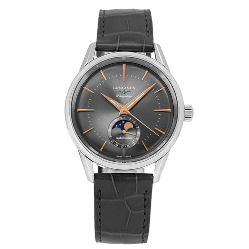 Longines Uomo L4.815.4.52.2 Flagship Heritage Moonphase Auto