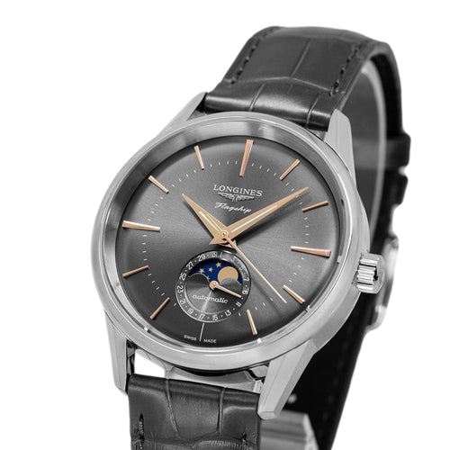Longines Uomo L4.815.4.52.2 Flagship Heritage Moonphase Auto