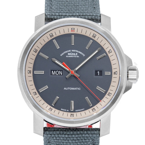 Mühle Glashütte Uomo M1-25-34-CB-II 29er Tag/Datum Automatico