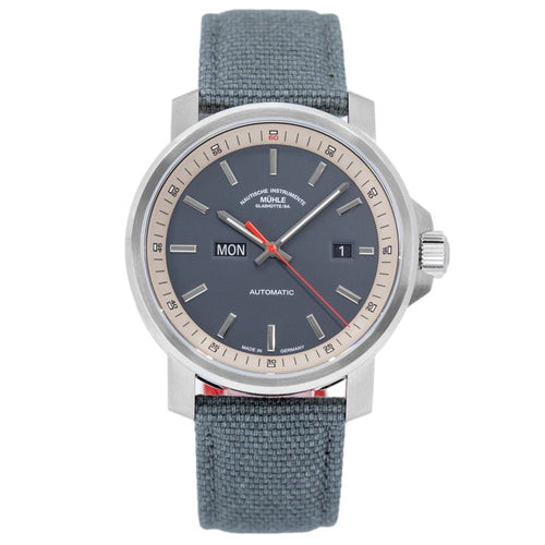 Mühle Glashütte Uomo M1-25-34-CB-II 29er Tag/Datum Automatico