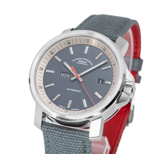 Mühle Glashütte Uomo M1-25-34-CB-II 29er Tag/Datum Automatico