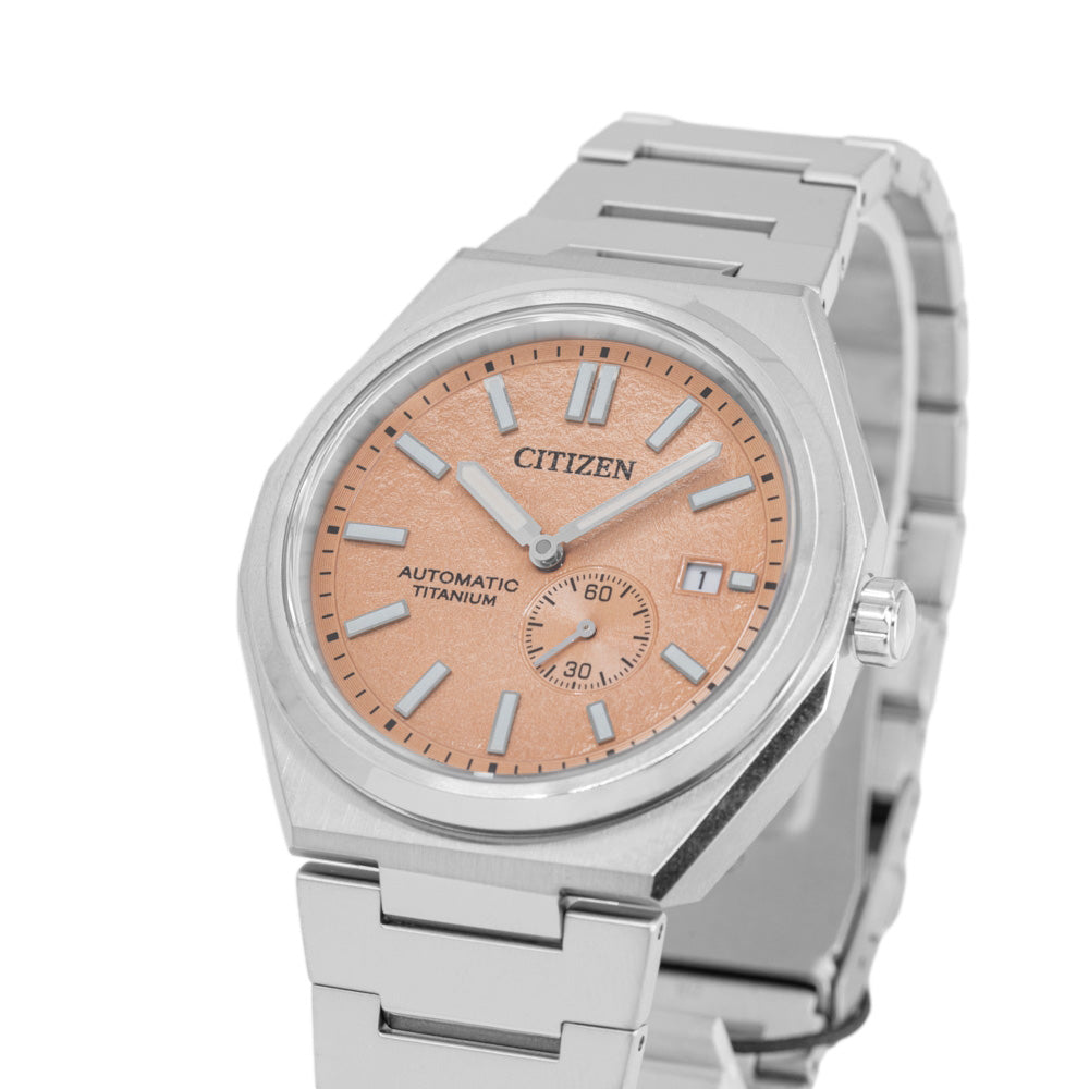 Citizen Uomo NJ0180-80Z Super Titanium Salmon Dial Auto – Corso Vinci
