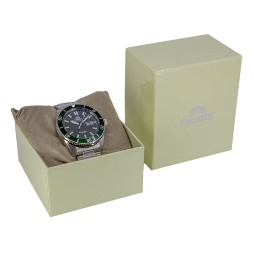 Orient Uomo RA-AA0914E19B Kanno Quadrante Verde Auto
