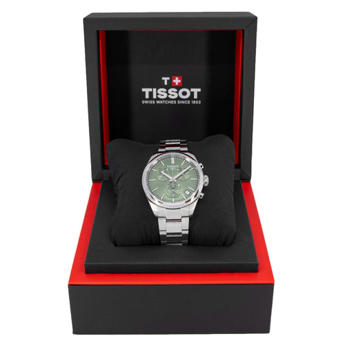 Tissot Uomo T150.417.11.091.00 PR 100 Green Dial Chrono