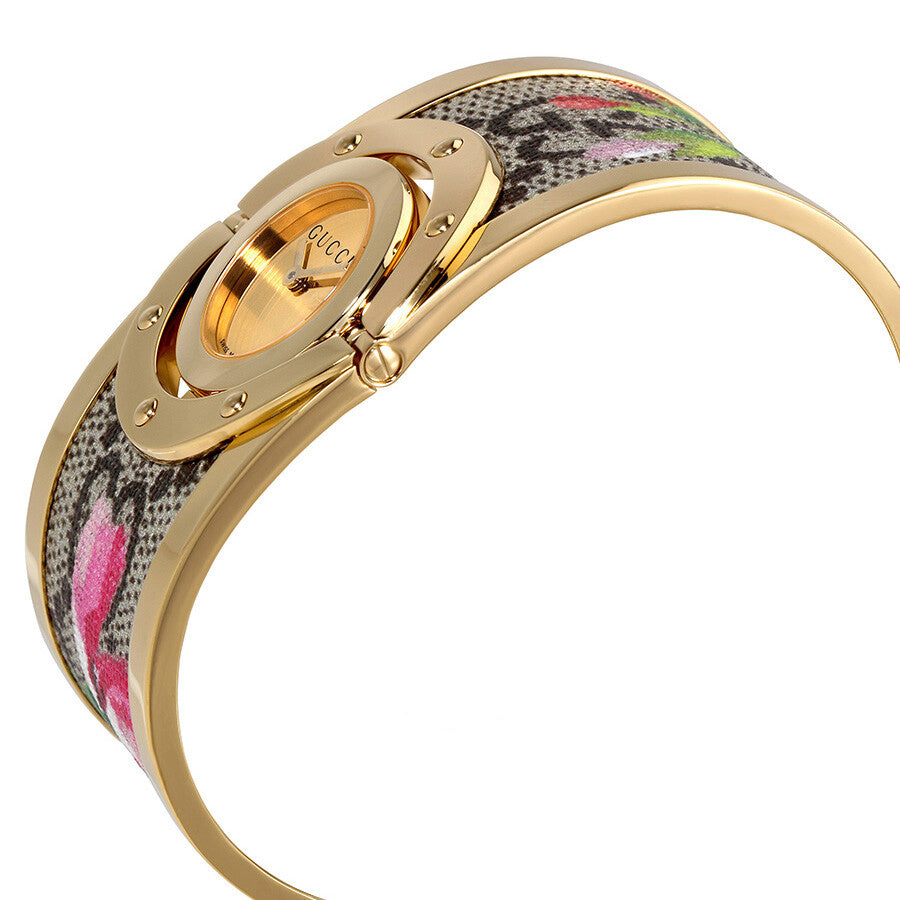 Gucci Donna YA112443 Twirl Bloom Quarzo Corso Vinci