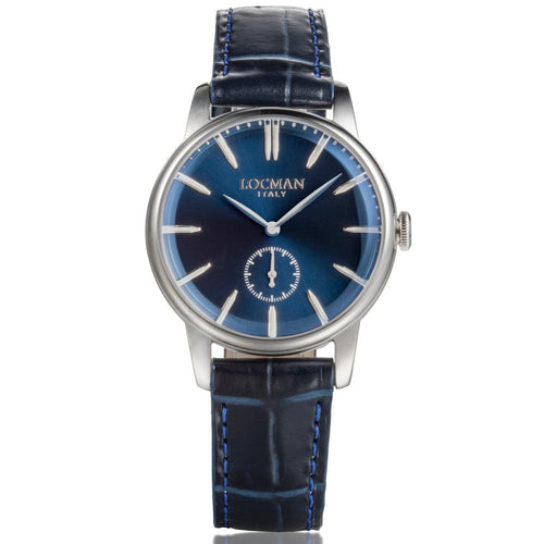 Locman 0257A02A-00BLNKPB Classic 1960 Quartz Men's Watch