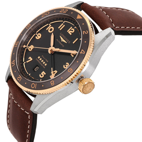 Longines L3.812.5.53.2 Spirit Automatic Zulu Time Men's Watch