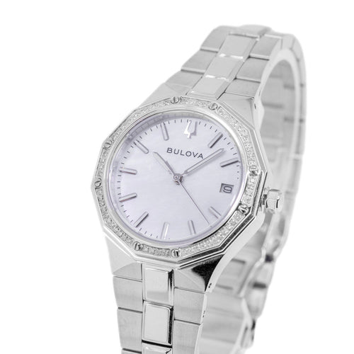 Bulova 96R255 Classic Octagon Lady Quartz Woman's Watch
