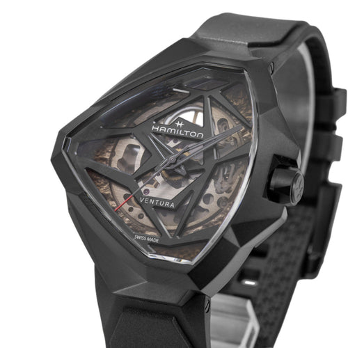 Hamilton Uomo H24645330 Ventura Edge Skeleton Automatico